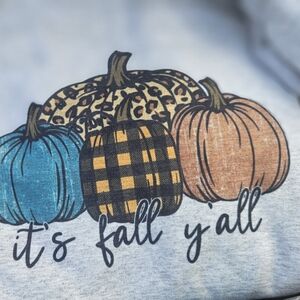 Fall Graphic Tee with Pumpkins